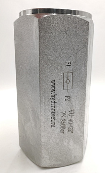 VU-40-G2 - Обратный клапан на высокое давление, резьба G2"