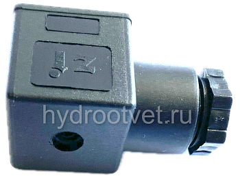 Штекер для реле или датчика давления, без индикации, черный, Z14